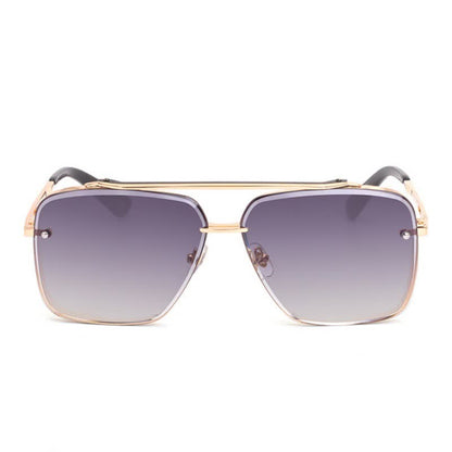 Double Bridges Unisex Aviator Sunglasses