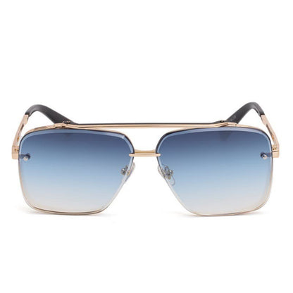 Double Bridges Unisex Aviator Sunglasses