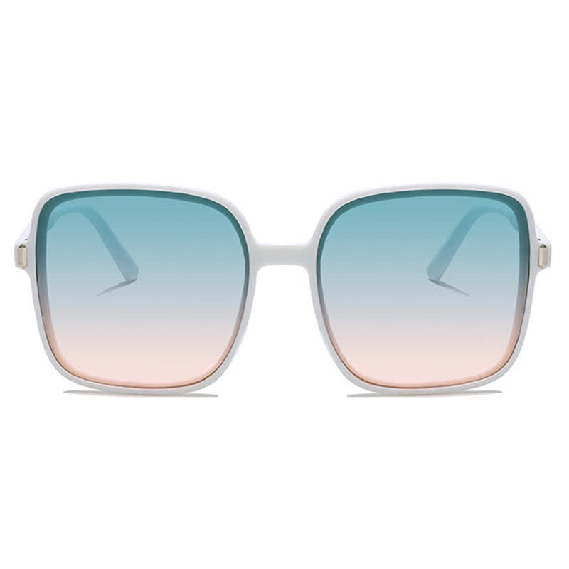 Oversized Square Frame Simple Trendy Sunglasses