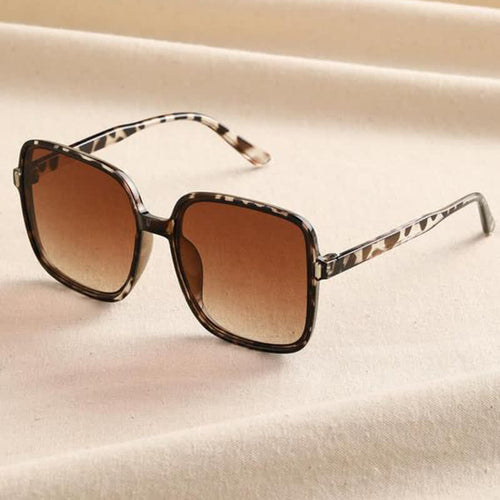 Oversized Square Frame Simple Trendy Sunglasses
