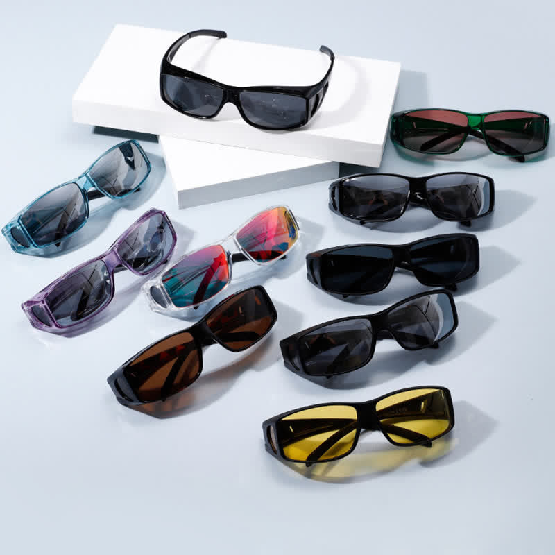 Fit Over Glasses Polarized Sunglasses for Sports&Cycling