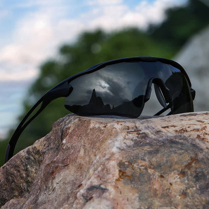 Unisex Windproof Hollow Out Sporty Sunglasses for Cycling Driving Running