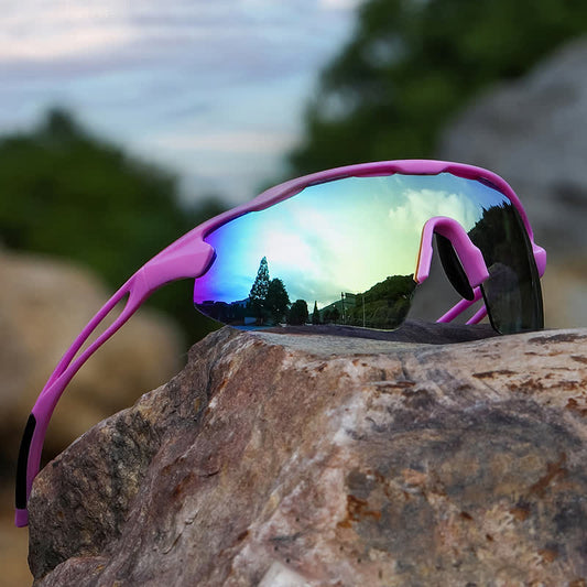 Unisex Windproof Hollow Out Sporty Sunglasses for Cycling Driving Running