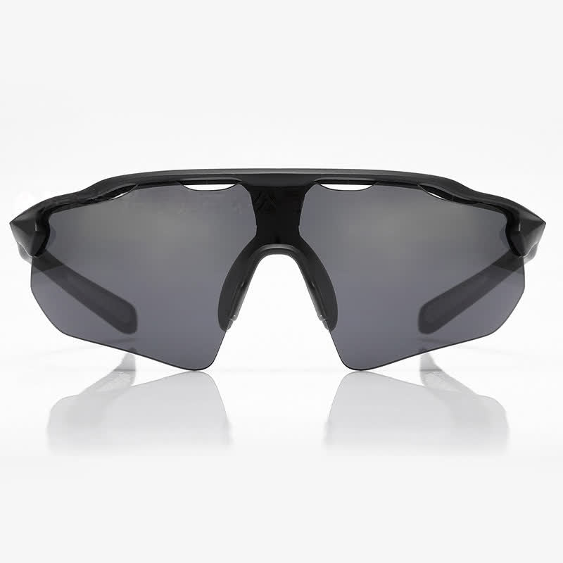 Unisex Windproof Hollow Out Sporty Sunglasses for Cycling Driving Running