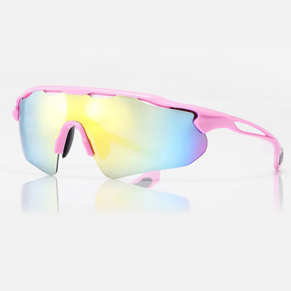 Unisex Windproof Hollow Out Sporty Sunglasses for Cycling Driving Running