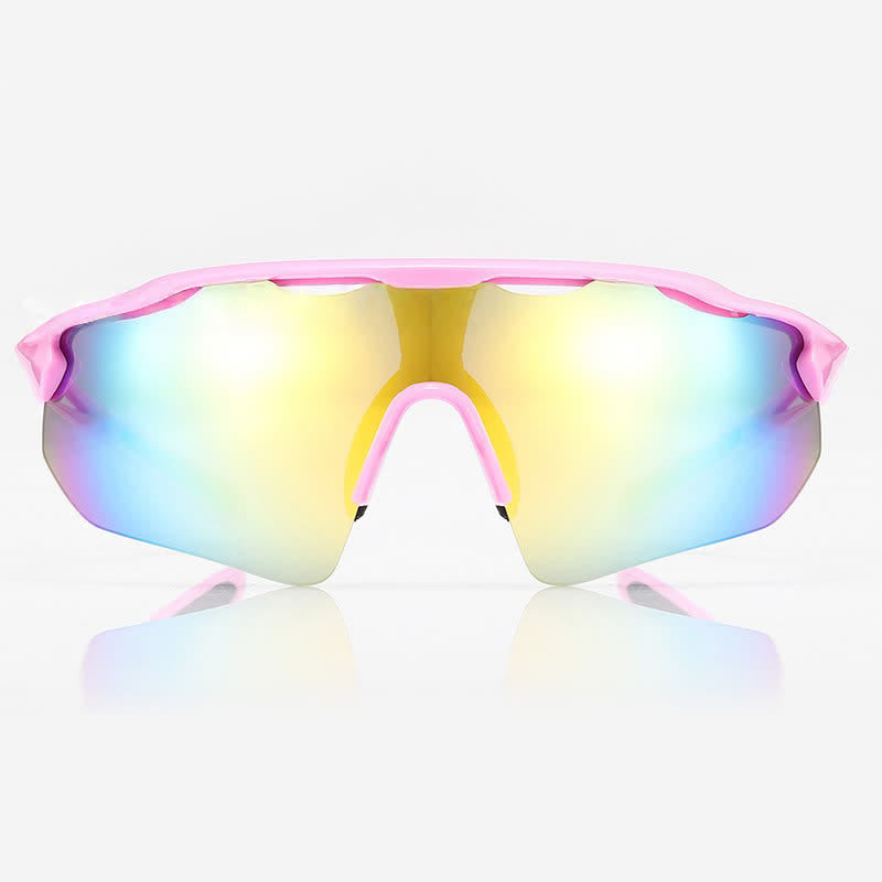 Unisex Windproof Hollow Out Sporty Sunglasses for Cycling Driving Running