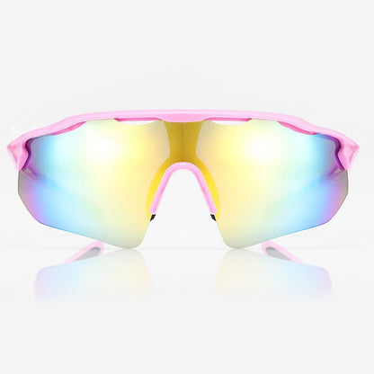 Unisex Windproof Hollow Out Sporty Sunglasses for Cycling Driving Running