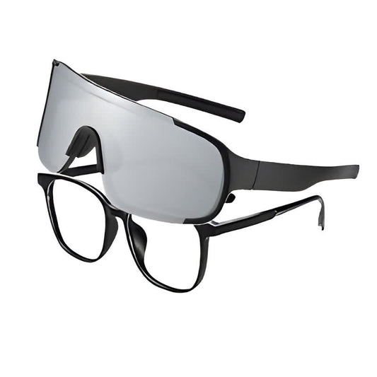 Fit Over Glasses One-piece Sunglasses for Sports&Climbing