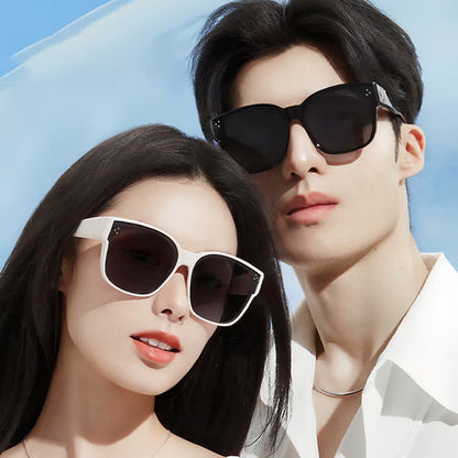 Fit Over Glasses Square Frame Classic Polarized Sunglasses for Women Men