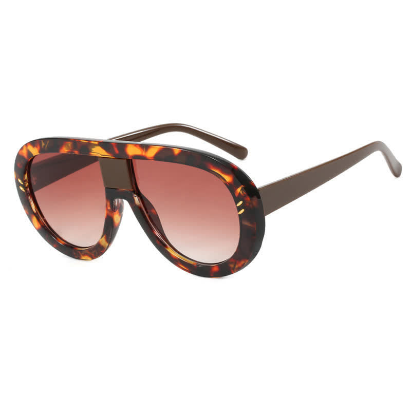 Oversized Fashion Aviator Sunglasses