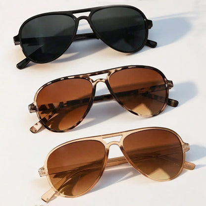 Unsiex Double Bridges Retro Classic Aviator Sunglasses