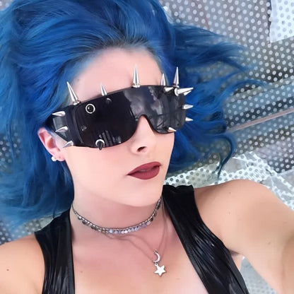 Rivet Decor Y2K Cyberpunk Hipster Sunglasses