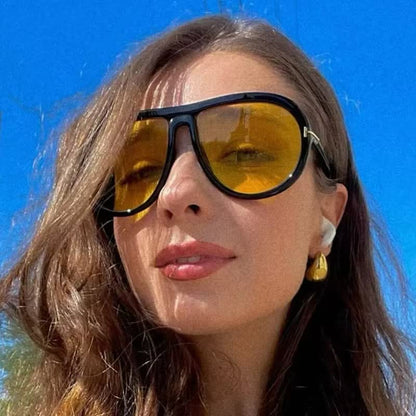 'T' Design Hipster Aviator Sunglasses