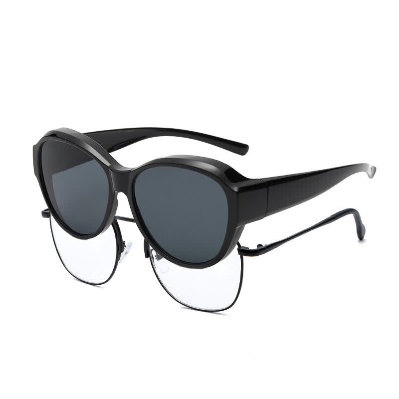 Fit Over Glasses Butterfly Frame Polarized Sunglasses