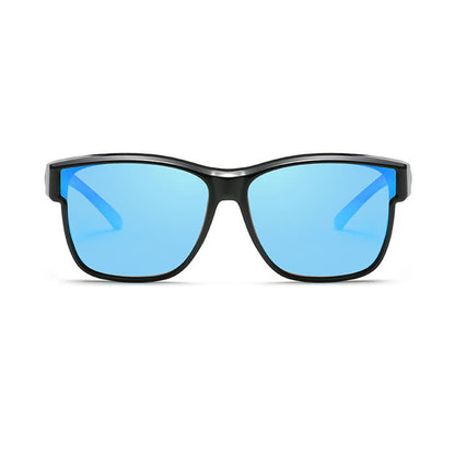 Fit Over Glasses Square Frame Polarized Sunglasses
