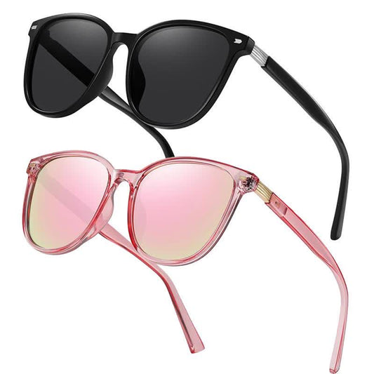 Trendy Sports Polarized Oversized Sunglasses with Mirrored Lens