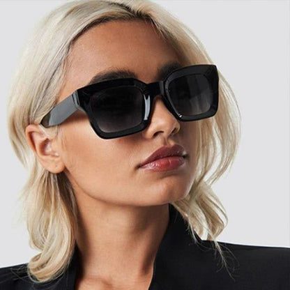 Square Frame Tinted Sunglasses