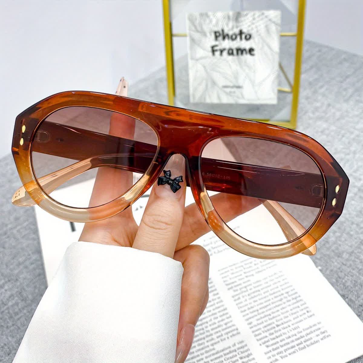 Women's Hipster Aviator Sunglasses