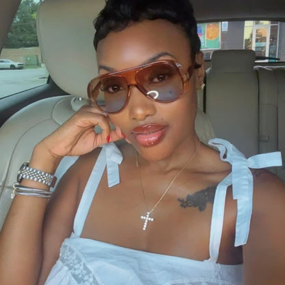 Classic Oversized Fashion Aviator Sunglasses