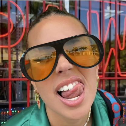 Classic Oversized Fashion Aviator Sunglasses