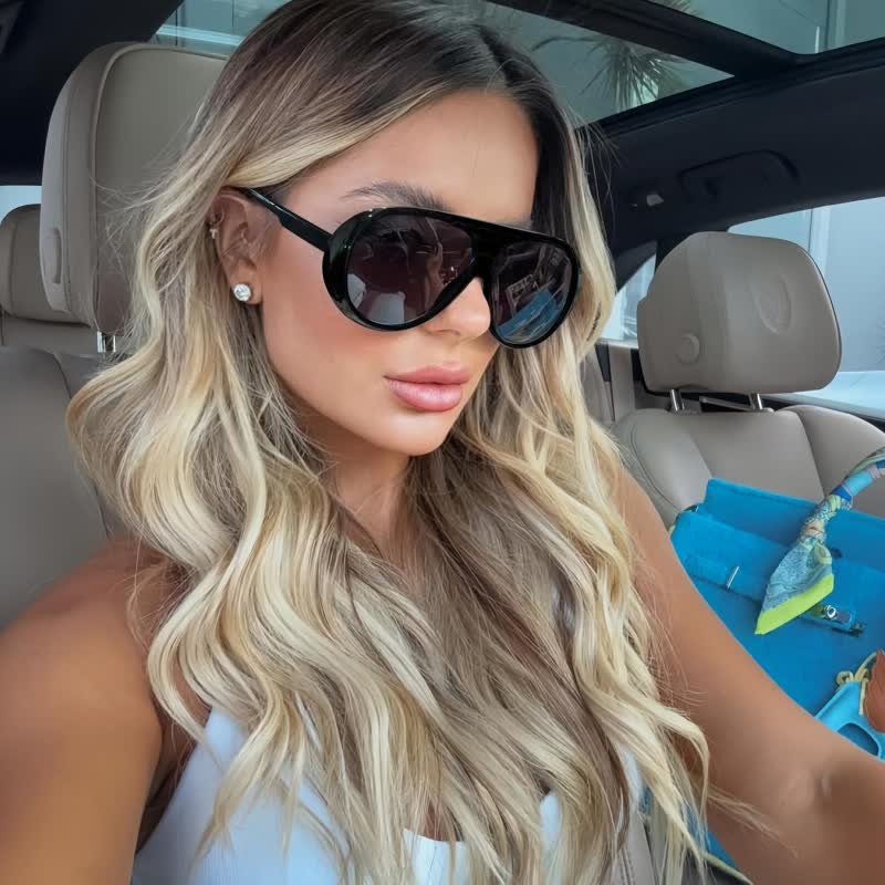 Classic Oversized Fashion Aviator Sunglasses
