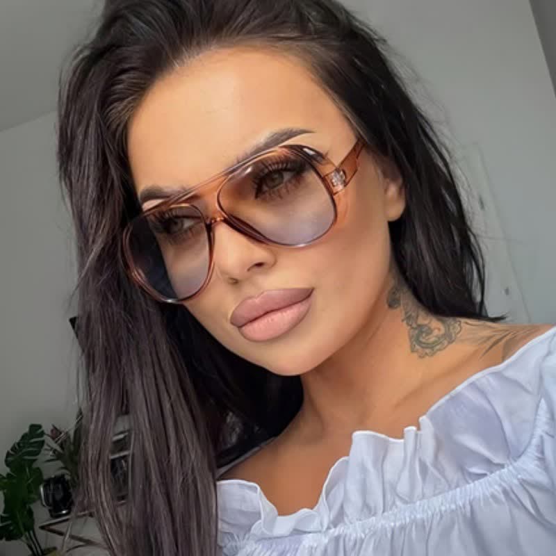 Classic Oversized Fashion Aviator Sunglasses
