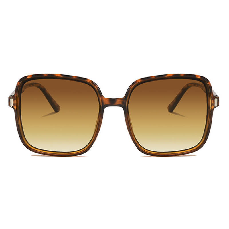 Oversized Square Frame Simple Trendy Sunglasses