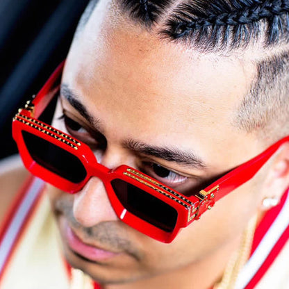 Square Frames Hipster Oversized Sunglasses