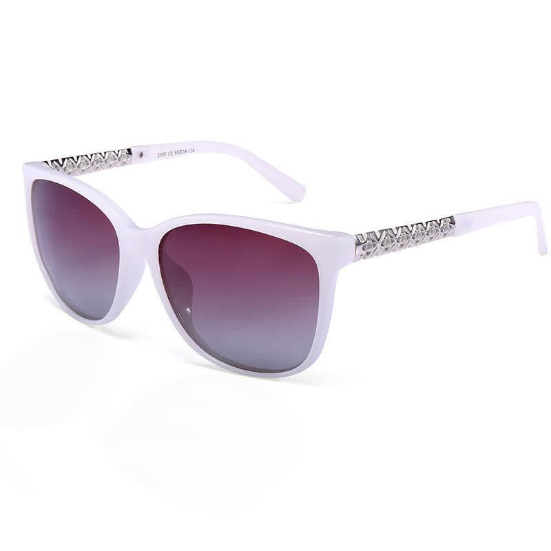 Cat-Eye Frame Hipster Polarized Sunglasses