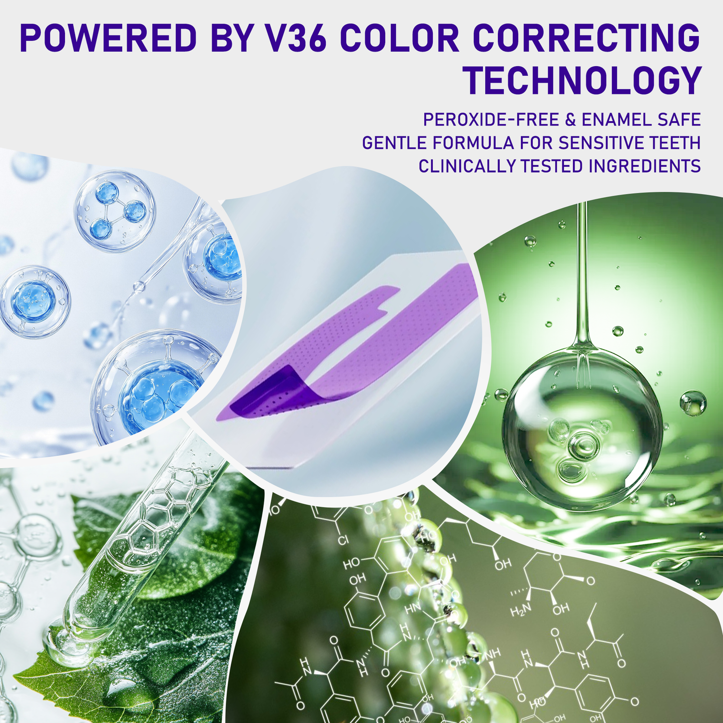 ⚡Last Day 60% OFF丨🦷V34 Whitening Strips – Professional Teeth Whitening at Home