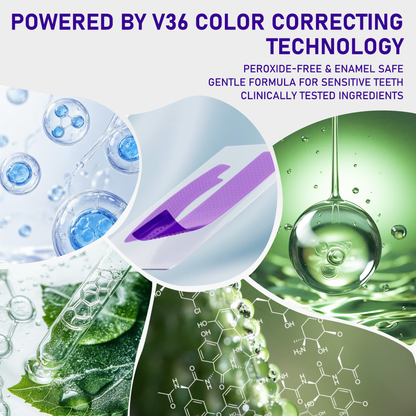 ⚡Last Day 60% OFF丨🦷V34 Whitening Strips – Professional Teeth Whitening at Home