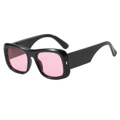 Arrow Decor Square Frame Thick Sunglasses