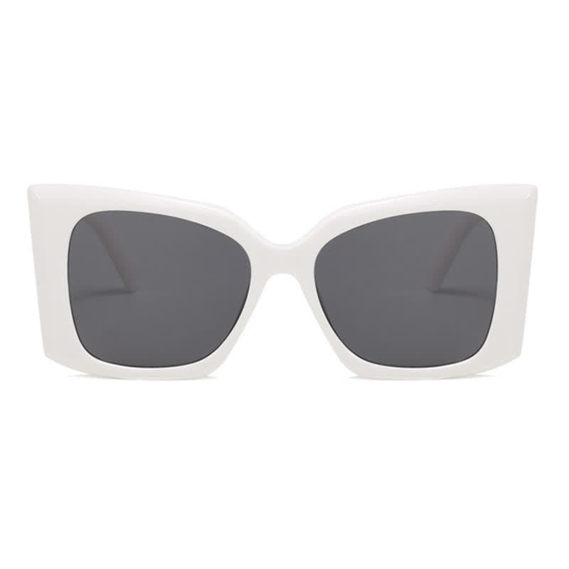 Fashion Square Frame Oversized Thick Sunglasses
