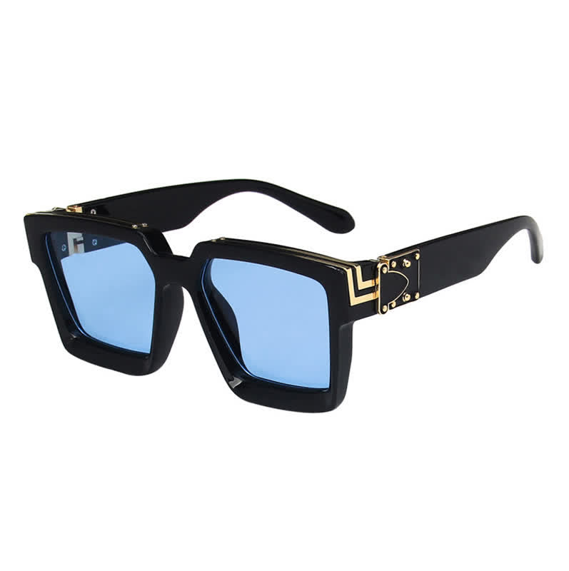 Square Frames Hipster Oversized Sunglasses