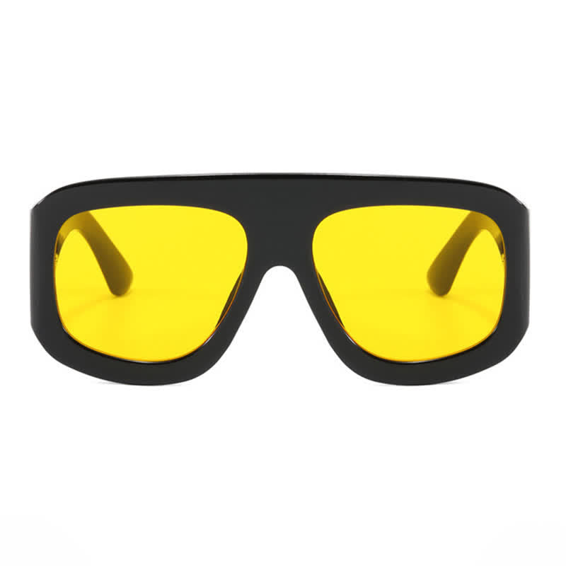 Oversized Square Frame Hipster Sunglasses