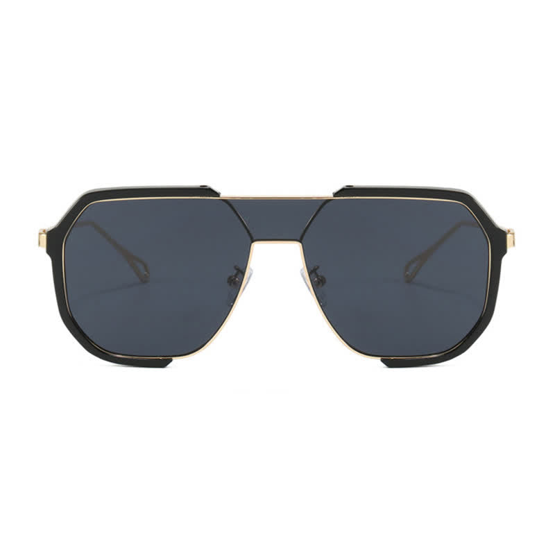 Unisex Double Bridges Aviator Sunglasses