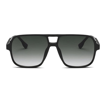 Double Bridges Square Frame Vintage Sunglasses