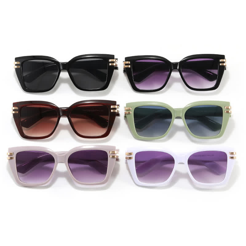Square Frames Oversized Classic Sunglasses