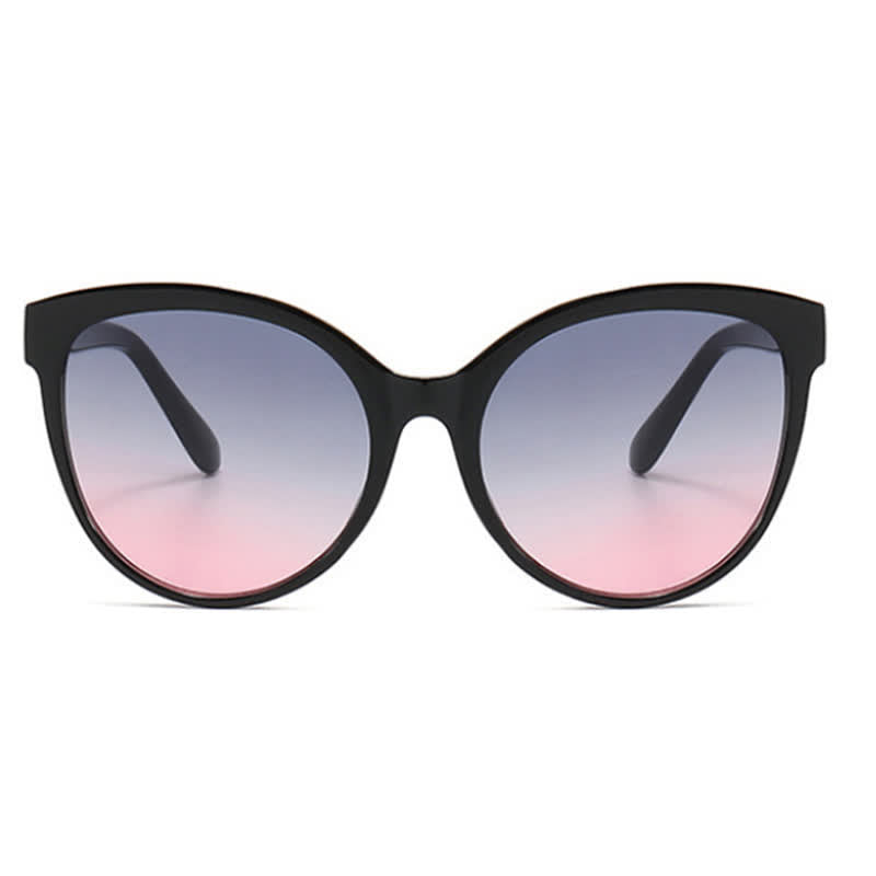 Cat-Eye Oversized Frame Hipster Sunglasses