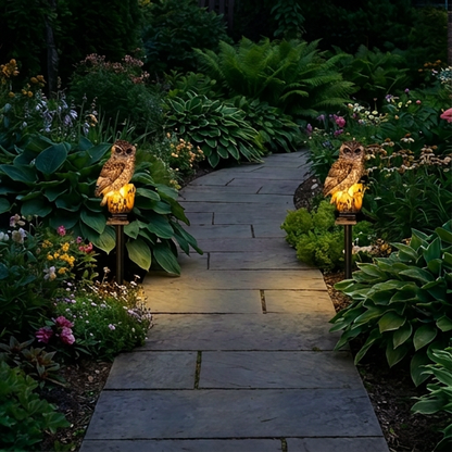 🔥Last Day Special 50% OFF🔥 Waterproof Solar Owl Light