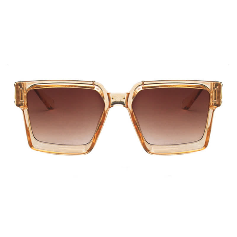 Square Frames Hipster Oversized Sunglasses