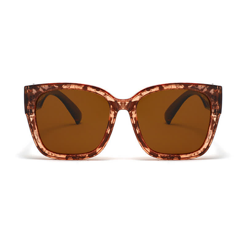 Fit Over Glasses Square Frame Polarized Sunglasses