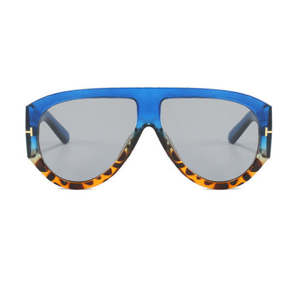 'T' Design Toad Frame Aviator Sunglasses