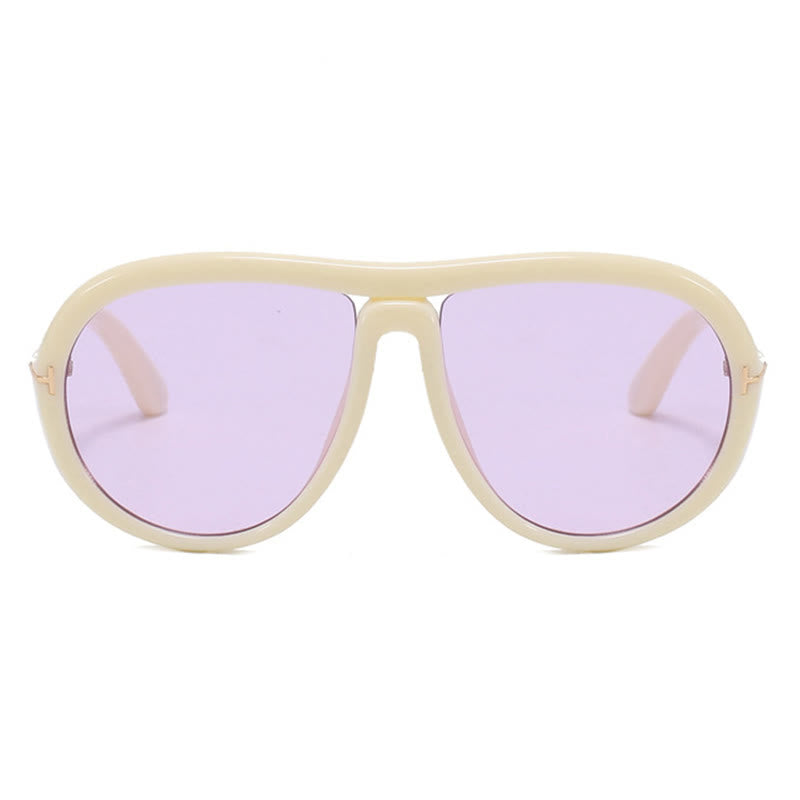 'T' Design Hipster Aviator Sunglasses