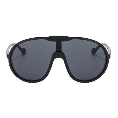 One Piece Oversized Aviator Sunglasses