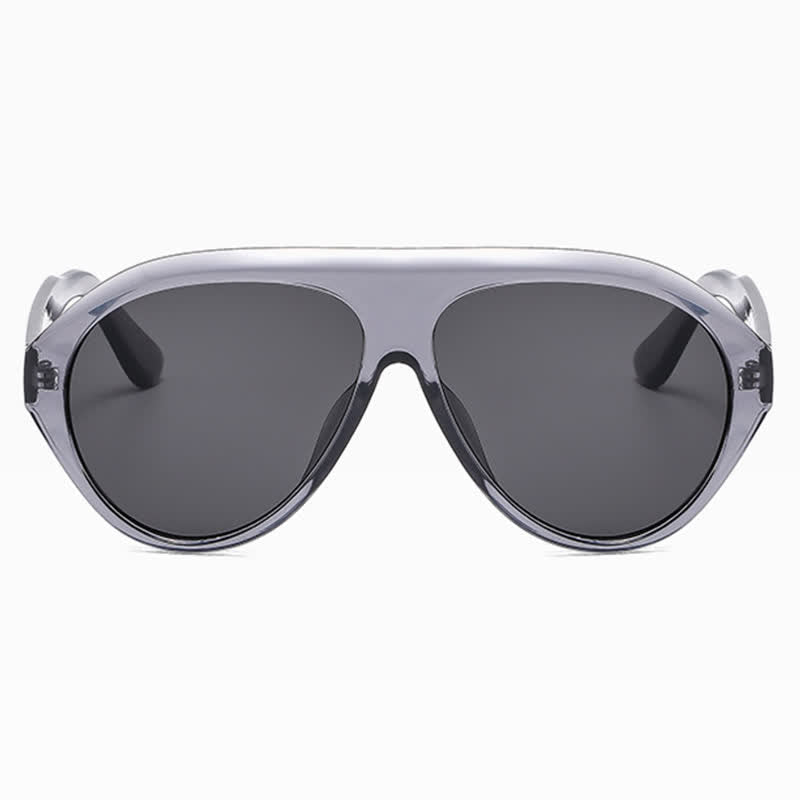 Hipster Oversized Frame Aviator Sunglasses