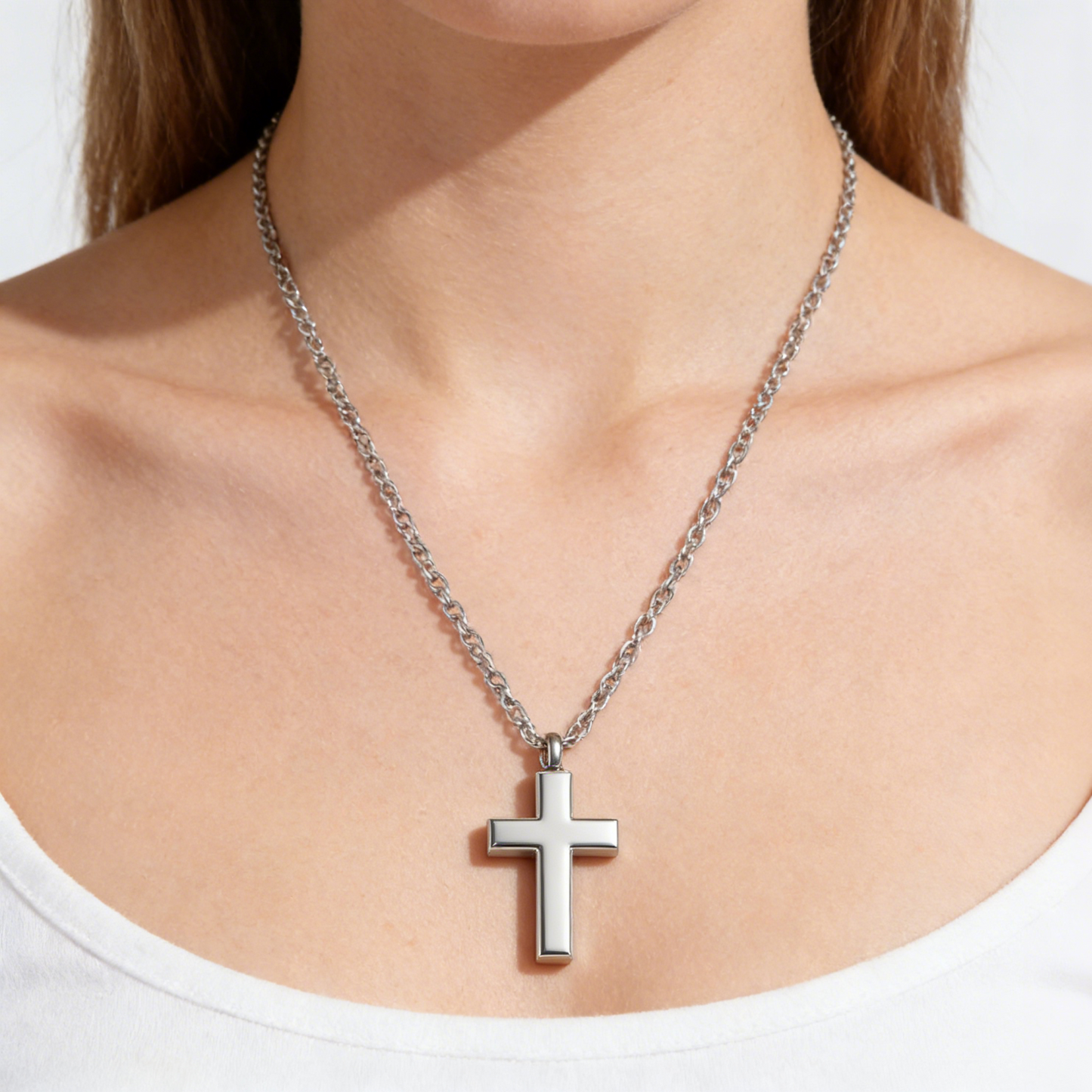 Cross Memorial Necklace – Keep Your Love Always Near