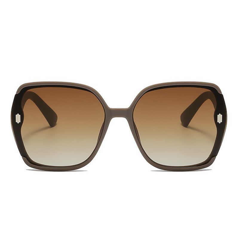 Fashion Square Hollow-out Oversized Sunglasses