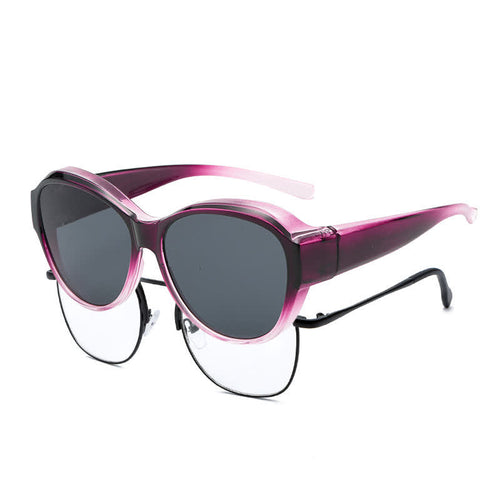 Fit Over Glasses Butterfly Frame Polarized Sunglasses
