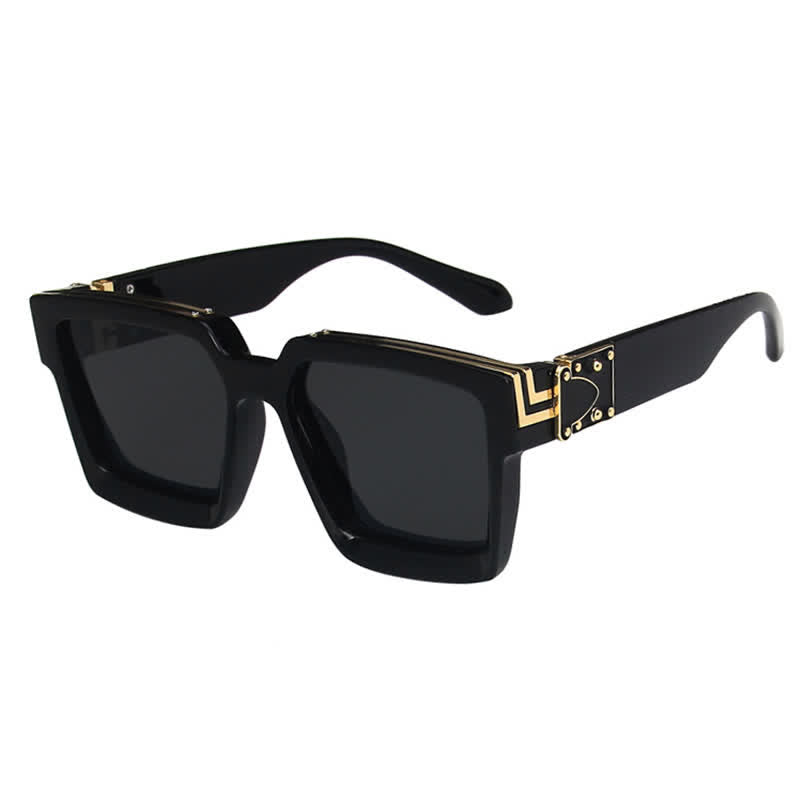Square Frames Hipster Oversized Sunglasses